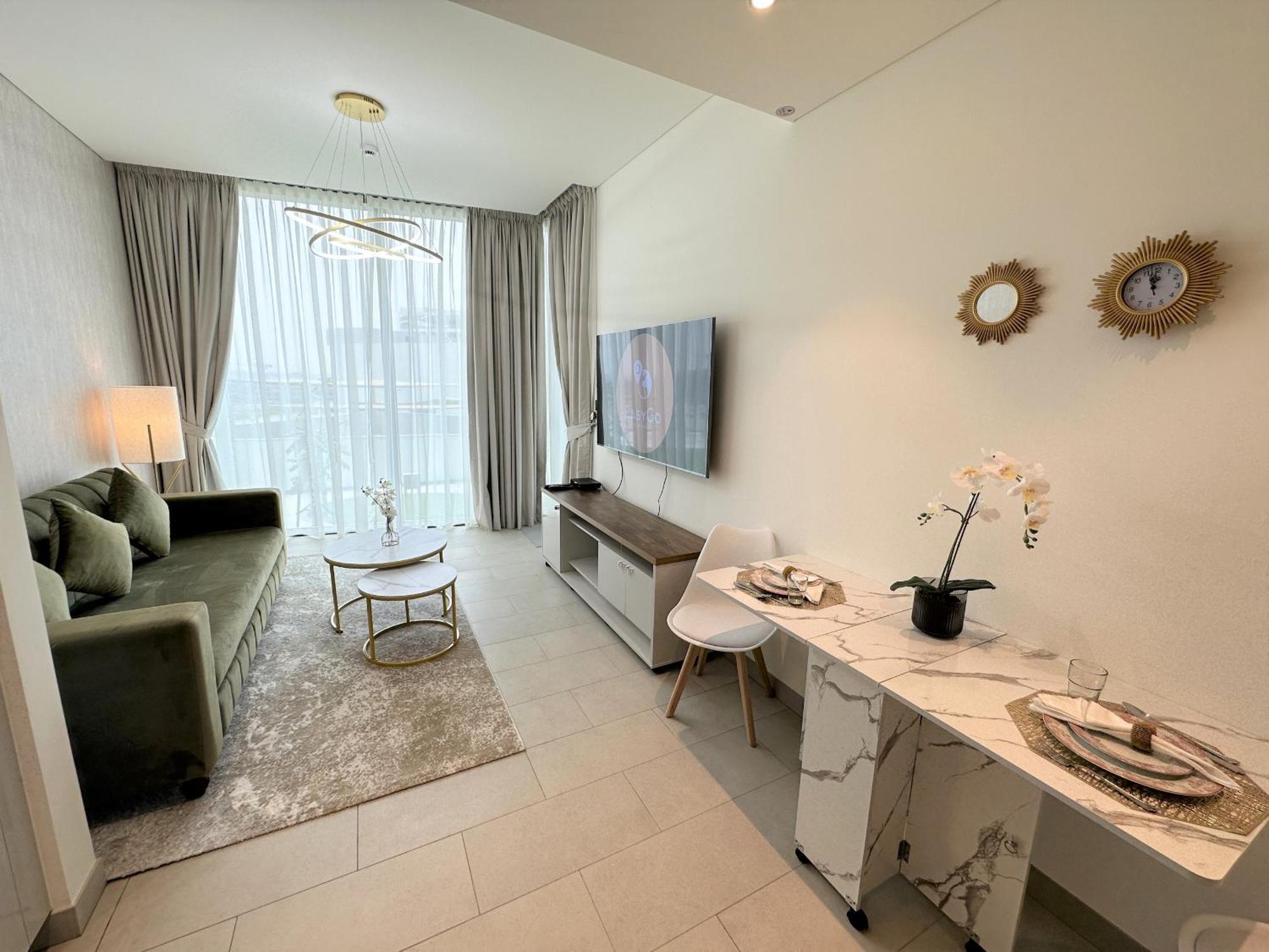Appartamento Easygo - Sobha Waves 1 Bedroom & Study Modern